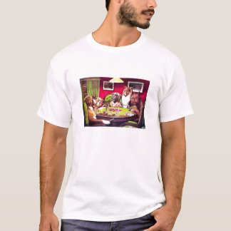POKER DOGS by C.M. Coolidge - Customised T-Shirt