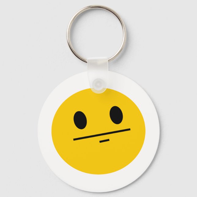 Poker Face Key Ring (Front)