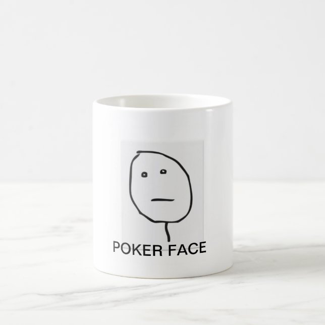 POKER FACE MUG (Center)