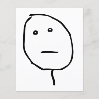 Poker Face Rage Face Meme
