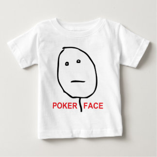 Poker Face Rage Face Meme Baby T-Shirt