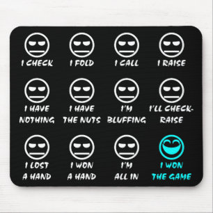 "Poker Faces" Mousepad