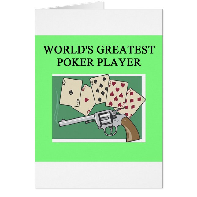 POKER game player joke (Front)