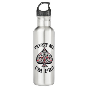 Poker Gamer Funny Quote Design 710 Ml Water Bottle