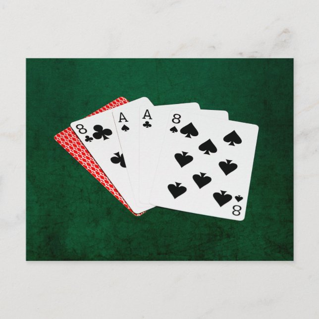 Poker Hands - Dead Man's Hand Postcard (Front)