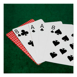 Poker Hands - Dead Man's Hand Poster