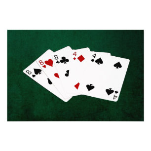 Poker Hands - Full House - Eight and Four Photo Print