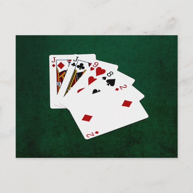 Poker Hands - One Pair - Jack Postcard (Front)