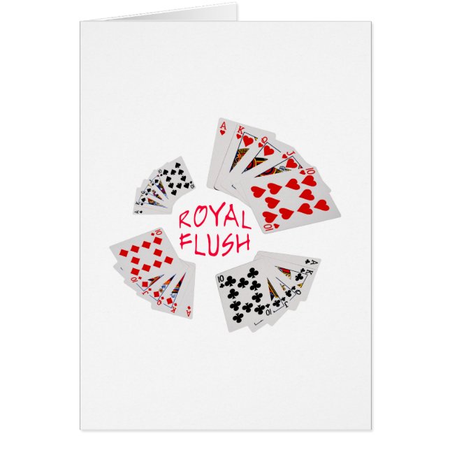 Poker Hands - Royal Flush (Front)