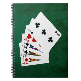 Poker Hands - Three Of A Kind - Jack Spiral Notebook