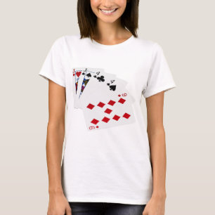 Poker Hands - Two Pair - Jack, Four T-Shirt