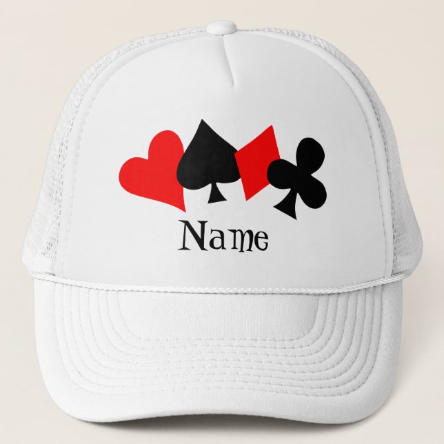 Poker Hat Template (Front)