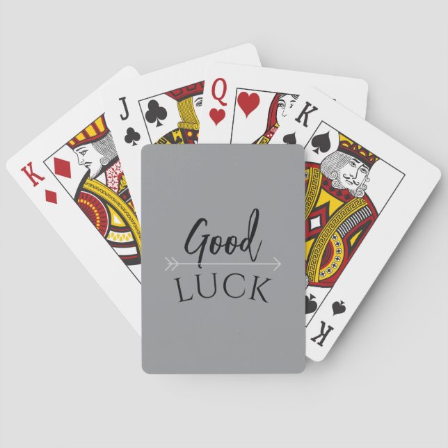 Poker Karten Good Luck Playing Cards (Back)