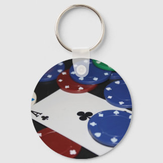 Poker Keychain