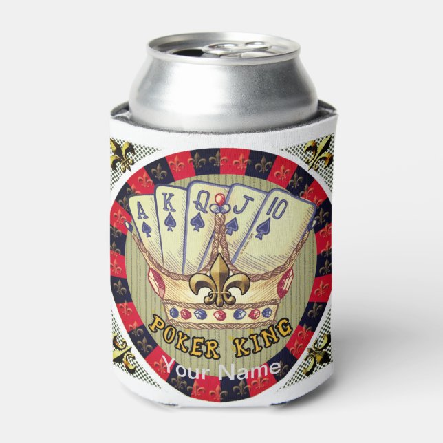 Poker King Can Cooler (Can Front)