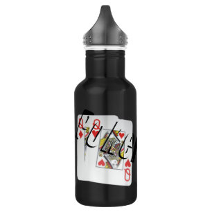 Poker, Logo, Queens, 532 Ml Water Bottle