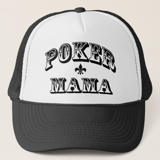Poker Mama Trucker Hat (Front)