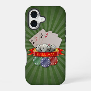 Poker Mania - Cards, Dices, Chips iPhone 16 Case