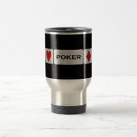 Poker mug - choose style & color