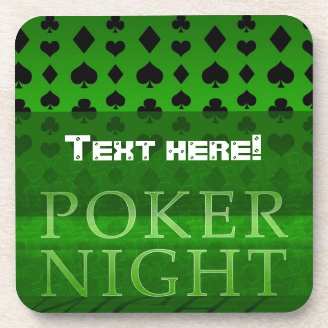 Poker Night Coasters (Front)