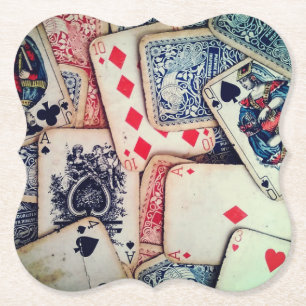"Poker" Paper Coasters