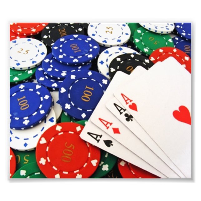 Poker Photo Print (Front)