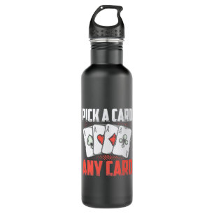 Poker Pick A Card Any Card 710 Ml Water Bottle