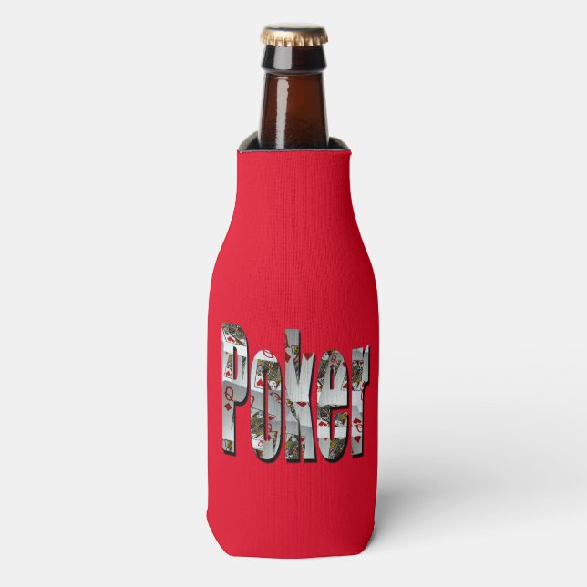 Poker Picture Logo With Queens, Bottle Cooler (Bottle Front)