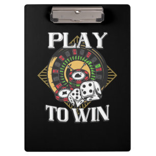 Poker Play To Win Clipboard
