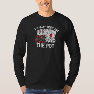 Poker Player Gamble Casino Cards Bet Texas Hold Em T-Shirt