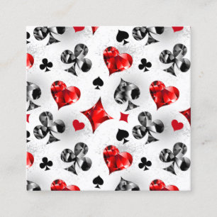 Poker Player Gambler Playing Card Suits Las Vegas