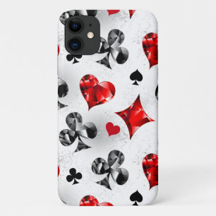 Poker Player Gambler Playing Card Suits Las Vegas Case-Mate iPhone Case