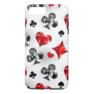 Poker Player Gambler Playing Card Suits Las Vegas Case-Mate iPhone Case