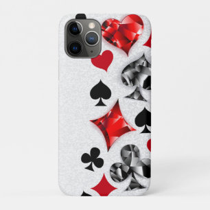 Poker Player Gambler Playing Card Suits Las Vegas Case-Mate iPhone Case