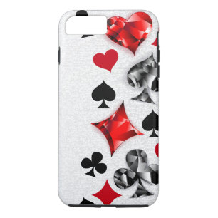 Poker Player Gambler Playing Card Suits Las Vegas Case-Mate iPhone Case
