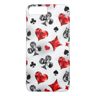 Poker Player Gambler Playing Card Suits Las Vegas Case-Mate iPhone Case