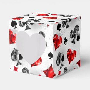 Poker Player Gambler Playing Card Suits Las Vegas Favour Box