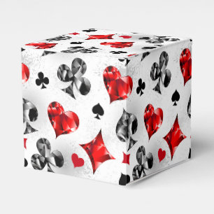 Poker Player Gambler Playing Card Suits Las Vegas Favour Box