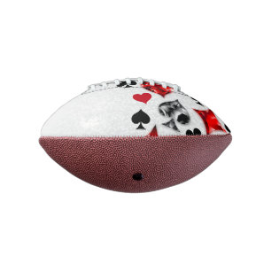 Poker Player Gambler Playing Card Suits Las Vegas Football