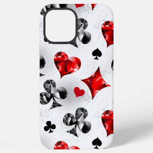 Poker Player Gambler Playing Card Suits Las Vegas iPhone 12 Pro Max Case