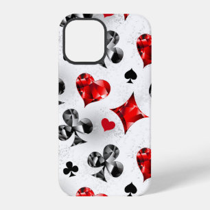 Poker Player Gambler Playing Card Suits Las Vegas iPhone 12 Pro Case