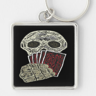 Poker Player Key Ring