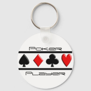 Poker Player Key Ring