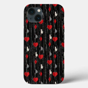 Poker playing card symbols. iPhone 13 case