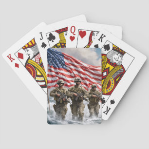 Poker Playing Cards Military Strength