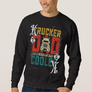 Poker Playing Truck Driver Dad Spades King Trucker Sweatshirt