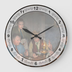 Poker - Poker face 1939 Large Clock