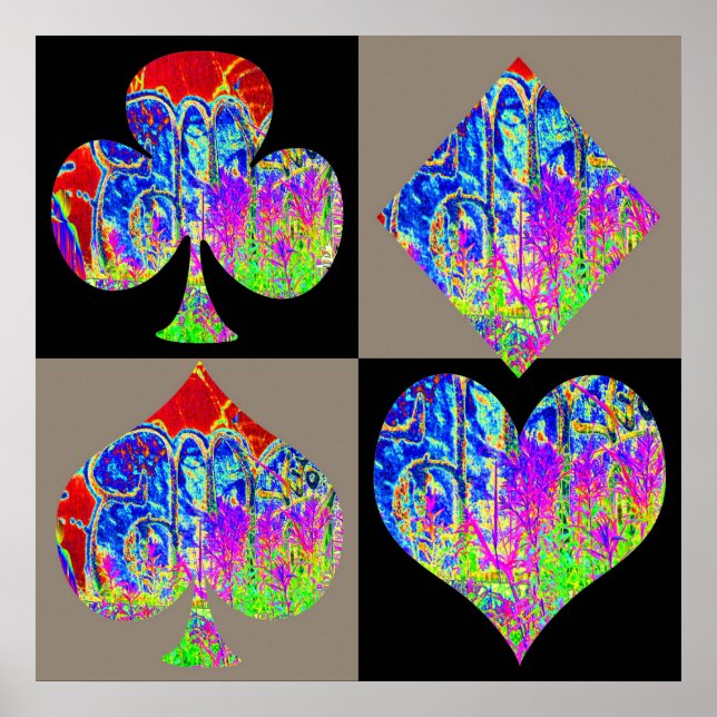 Poker:  Poker Set Graffiti Lovers Poster (Front)