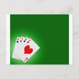Poker Postcard