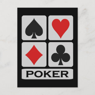 Poker postcard